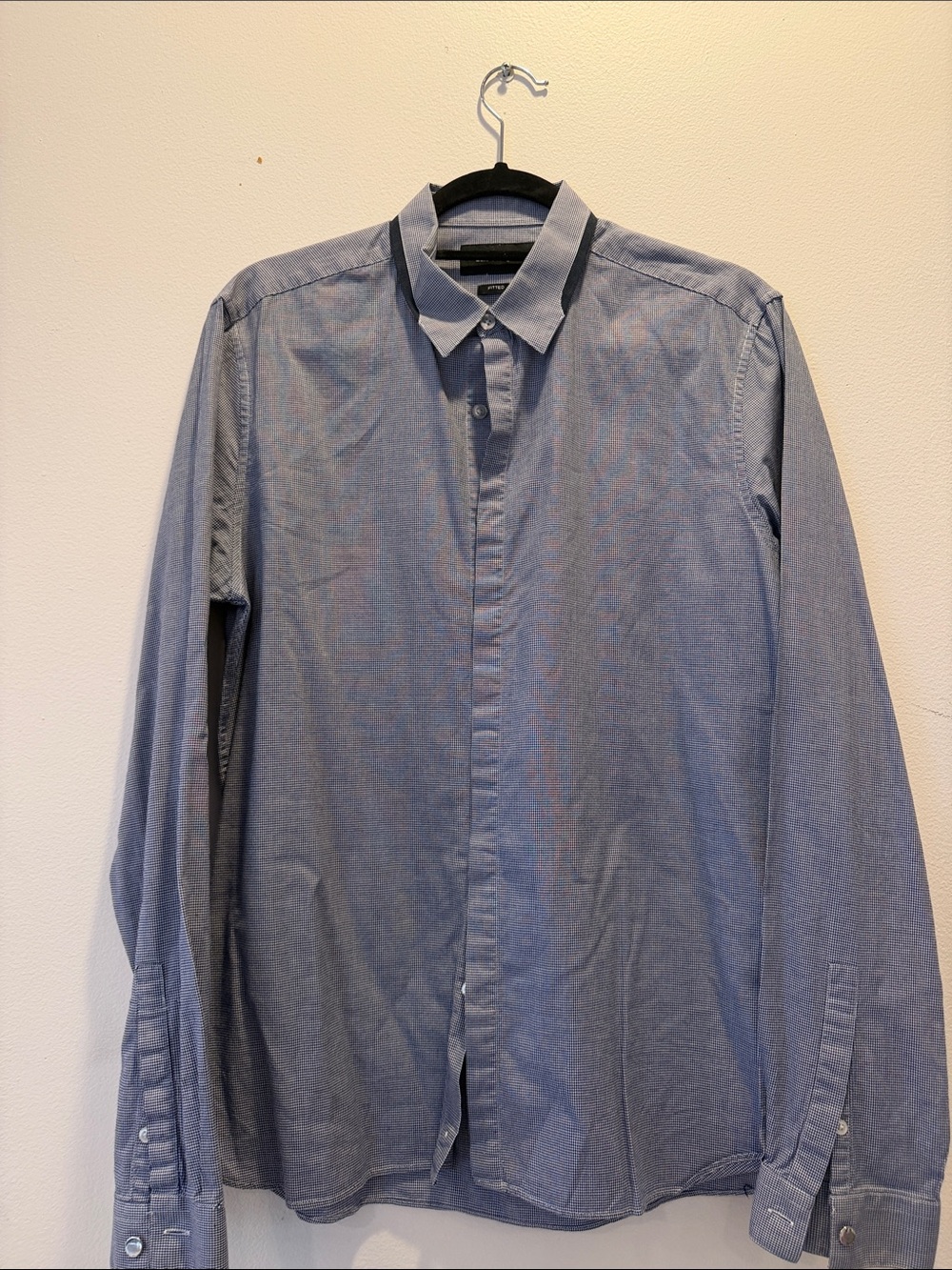 The Kooples Men’s Light Blue Long-Sleeve Dress Shirt